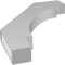 Ekena Millwork 3 1/2-in. W x 26-in. D x 34-in. H Merced Architectural Grade PVC Knee Brace BRCP035X26X34MRC - alternate 2